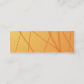 細いオレンジ棒- スキニー名刺 (裏面)
