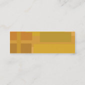 細いオレンジ陰- スキニー名刺 (裏面)