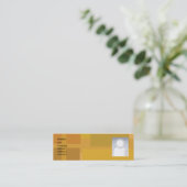 細いオレンジ陰- スキニー名刺 (スタンド正面)