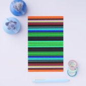 細いカラフルなストライプ - 1 チラシ (シングル)