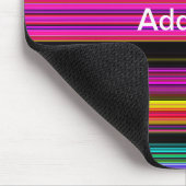 細いカラフルなストライプ - 2 マウスパッド (コーナー)