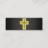 細いキリスト教- スキニー名刺 (裏面)