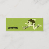 細いギターのジャンプ- スキニー名刺 (裏面)