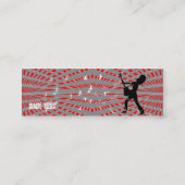 細いギターの込み合い- スキニー名刺 (裏面)