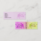 細いギター- スキニー名刺 (正面/裏面)