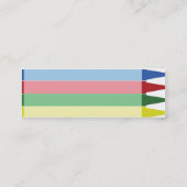 細いクレヨン- スキニー名刺 (裏面)