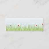 細いケシ分野- スキニー名刺 (裏面)