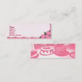 細いケーキ- スキニー名刺 (正面/裏面)