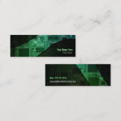 細いコンピュータ・チップの名刺 スキニー名刺 (正面/裏面)