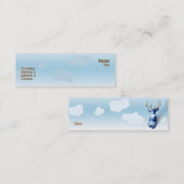 細いシカの天国- スキニー名刺 (正面/裏面)