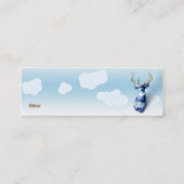 細いシカの天国- スキニー名刺 (裏面)