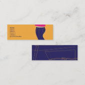 細いジーンズ- スキニー名刺 (正面/裏面)