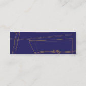 細いジーンズ- スキニー名刺 (裏面)