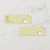 細いスイスチーズ- スキニー名刺 (正面/裏面)