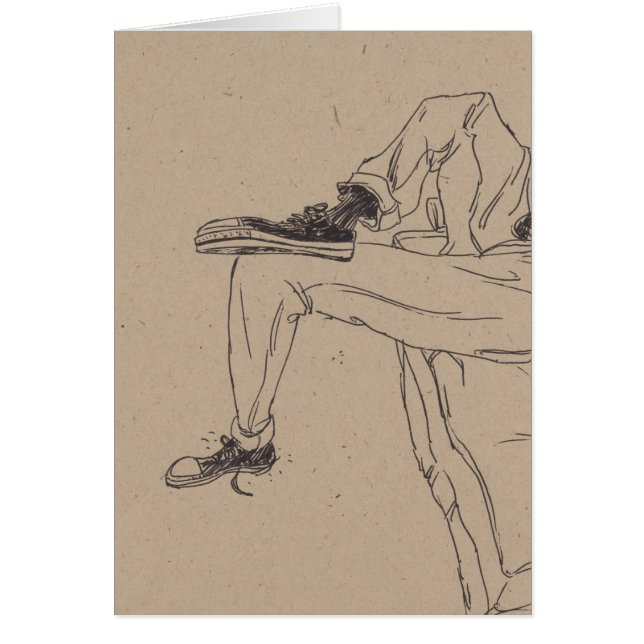 細いスニーカー (正面)