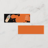 細いスプレー- スキニー名刺 (正面/裏面)