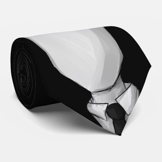 細いタイ ネクタイ (ロール)