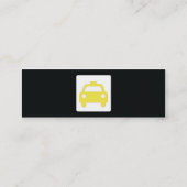 細いタクシー- スキニー名刺 (裏面)