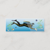 細いダイバー- スキニー名刺 (裏面)