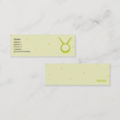 細いトーラス- スキニー名刺 (正面/裏面)