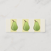 細いナシ- スキニー名刺 (裏面)