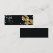 細いバイオリン- スキニー名刺 (正面/裏面)