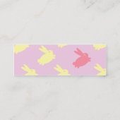 細いバニーウサギ- スキニー名刺 (裏面)