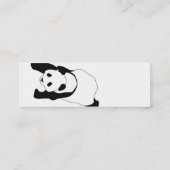 細いパンダ- スキニー名刺 (裏面)