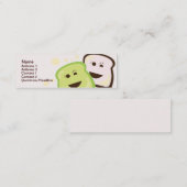 細いパン- スキニー名刺 (正面/裏面)