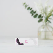 細いピンク- スキニー名刺 (スタンド正面)