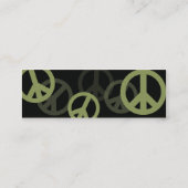 細いピースマーク- スキニー名刺 (裏面)