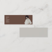 細いファッションのマーチャンダイザー- スキニー名刺 (正面/裏面)