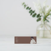 細いファッションのマーチャンダイザー- スキニー名刺 (スタンド正面)