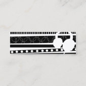 細いヘッドホーン- スキニー名刺 (裏面)