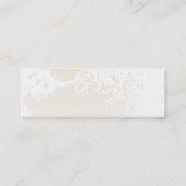 細いベージュ(ばちゃばちゃ)跳ねる- スキニー名刺 (裏面)