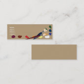 細いペンキ- スキニー名刺 (正面/裏面)