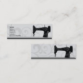 細いミシン- スキニー名刺 (正面/裏面)