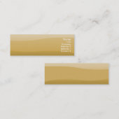 細いムギの波- スキニー名刺 (正面/裏面)