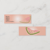 細いメロン- スキニー名刺 (正面/裏面)