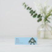 細いロボット- スキニー名刺 (スタンド正面)