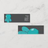 細いロボットSpyder - スキニー名刺 (正面/裏面)