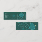 細い三脚- スキニー名刺 (正面/裏面)