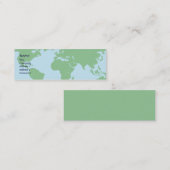 細い世界- スキニー名刺 (正面/裏面)