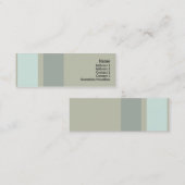 細い中性- スキニー名刺 (正面/裏面)