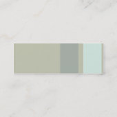 細い中性- スキニー名刺 (裏面)