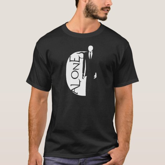 細い人のワイシャツだけ Tシャツ (正面)