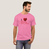 細い人のI愛 Tシャツ (正面フル)