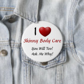 細い体の心配 缶バッジ (インサイチュ)