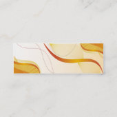 細い名刺の抽象芸術1 スキニー名刺 (裏面)