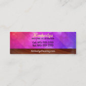 細い名刺をきれいにする家 スキニー名刺 (裏面)